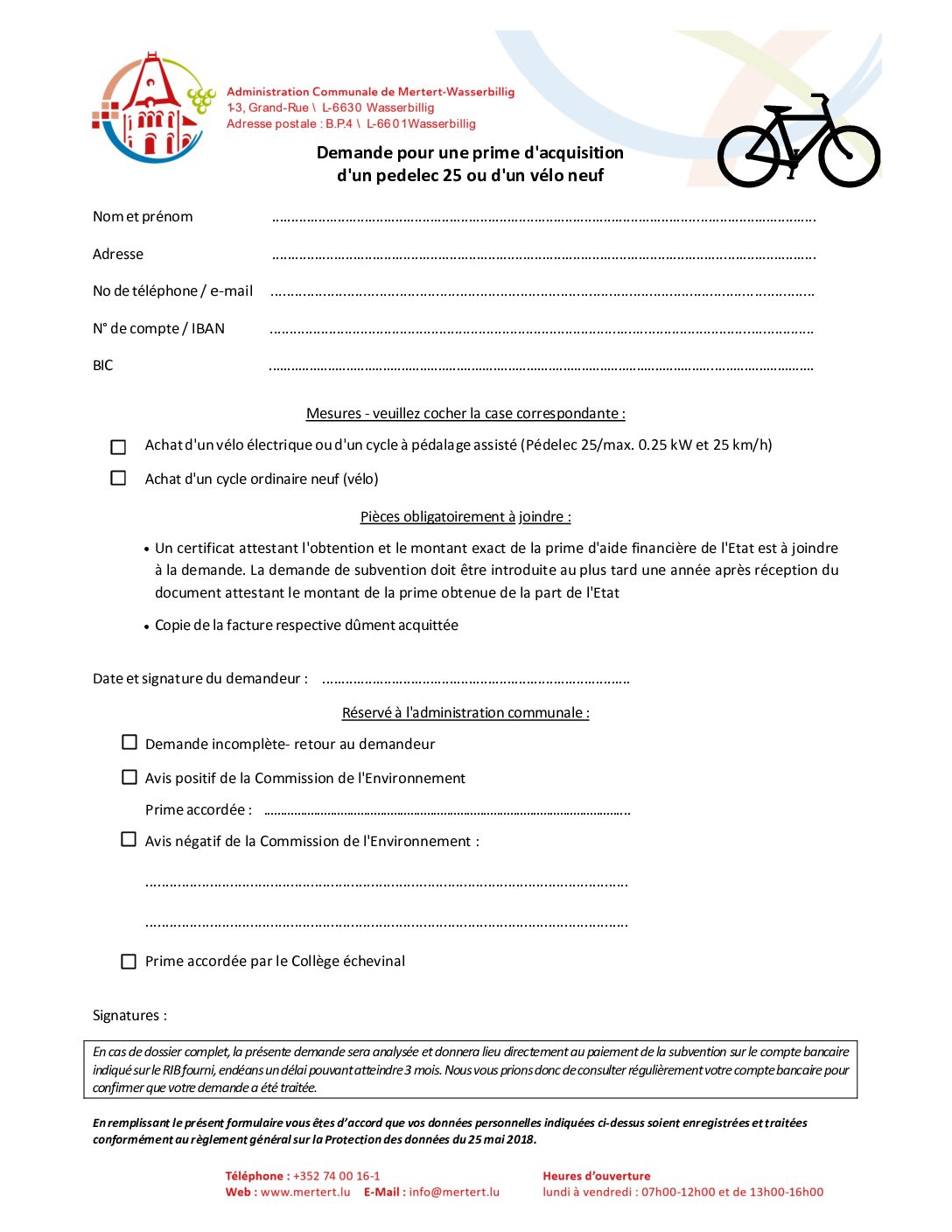 Prime vélo
