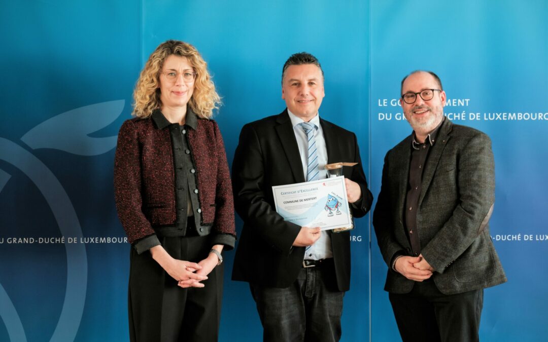 Certification « Drëpsi » Platinum pour la commune de Mertert