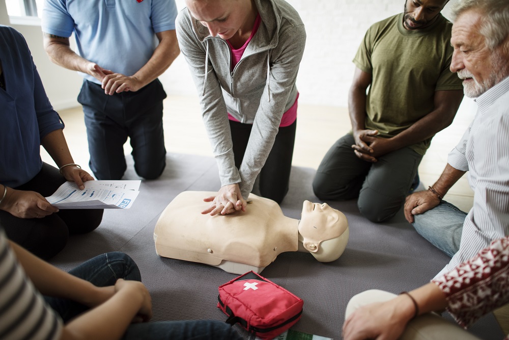 Cours de premiers secours organisés au CIS Mertert