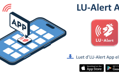 Téléchargez dès maintenant la nouvelle application LU-Alert