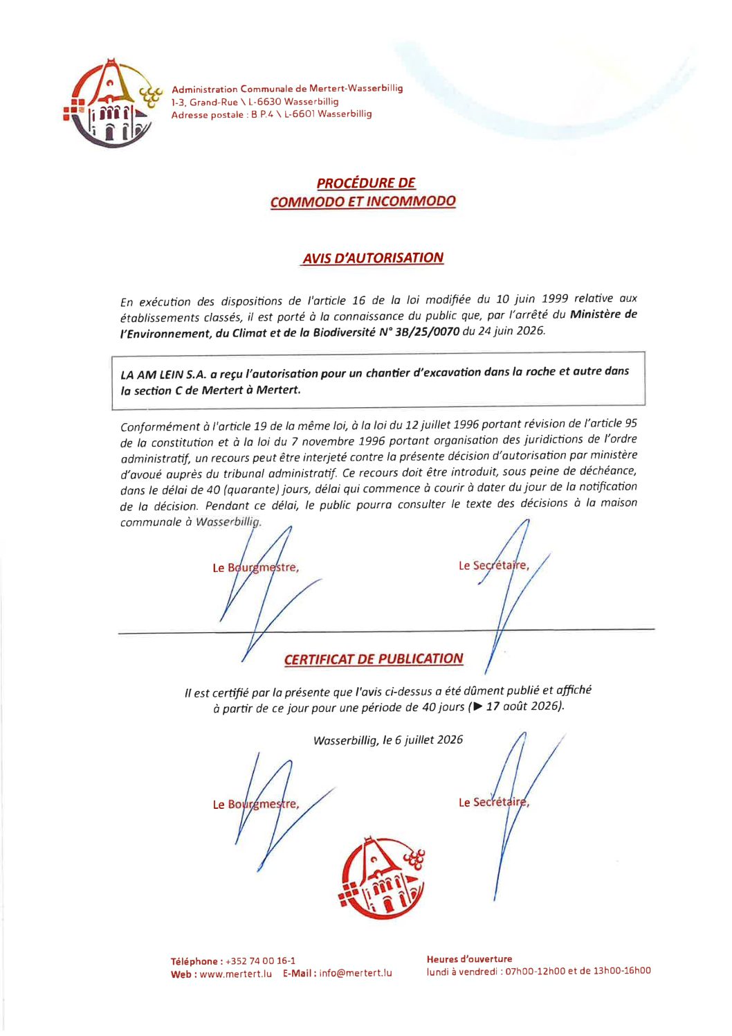 Procédure de Commodo et Incommodo_La Am Lein S.A. _3B_25_0070