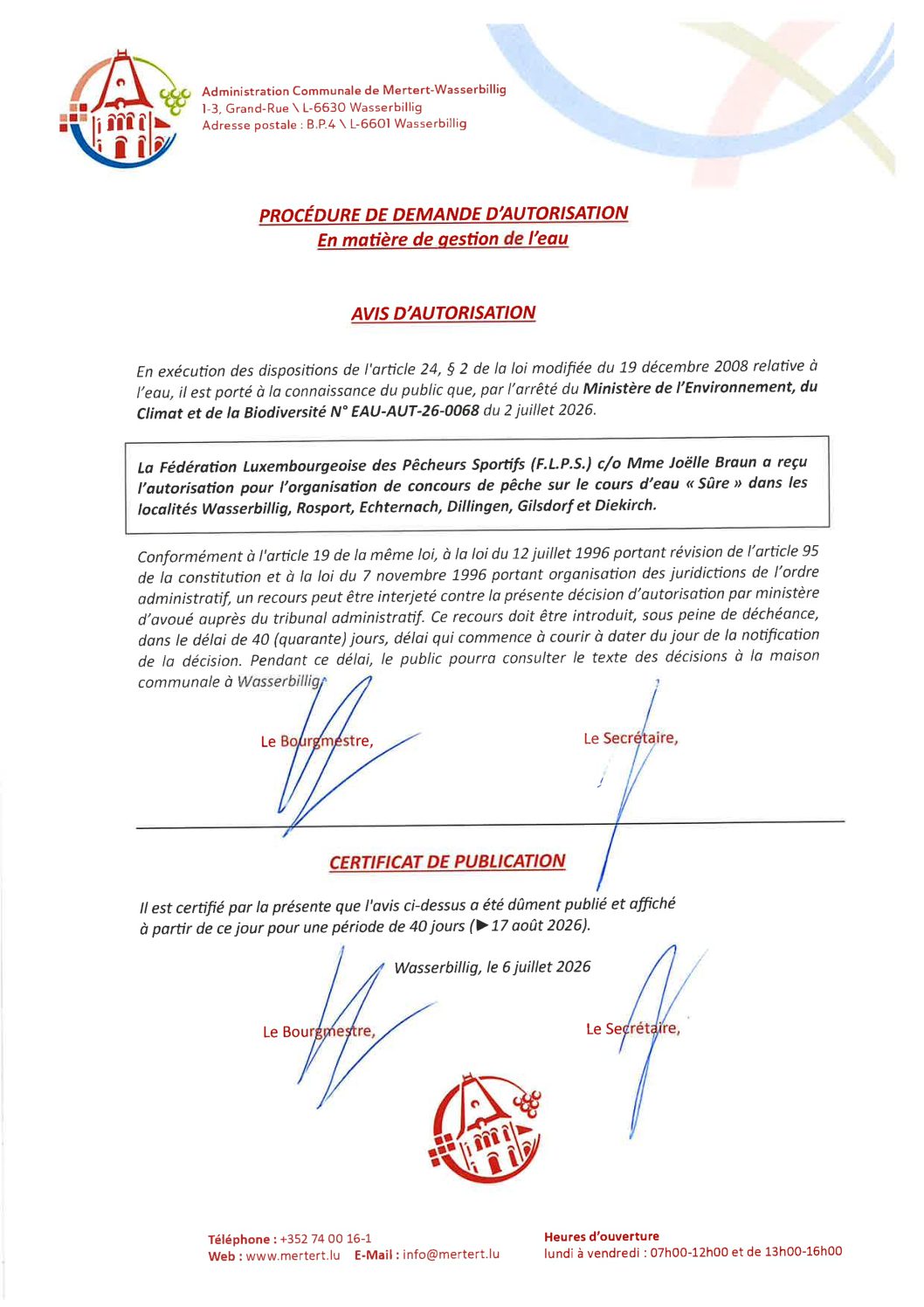 Procédure de demande d'autorisation_La Fédération des Pêcheurs_26-0068