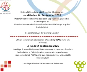 Info Braderie 2026